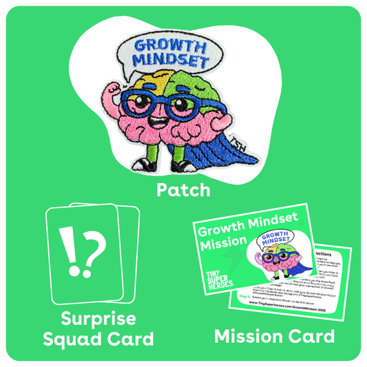 Growth Mindset Brain Patch (Growth Mindset Mission - April '25)