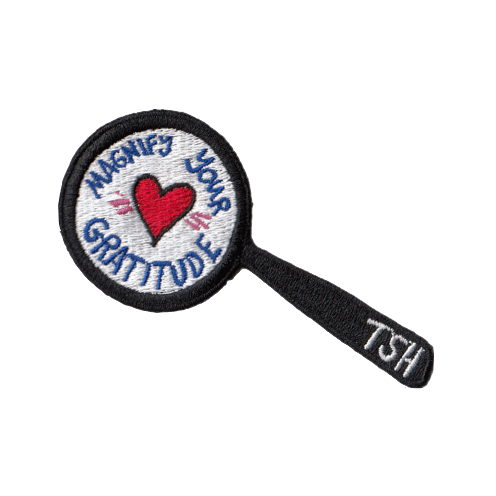 Gratitude Magnifying Glass Patch (Gratitude Mission - November '19)