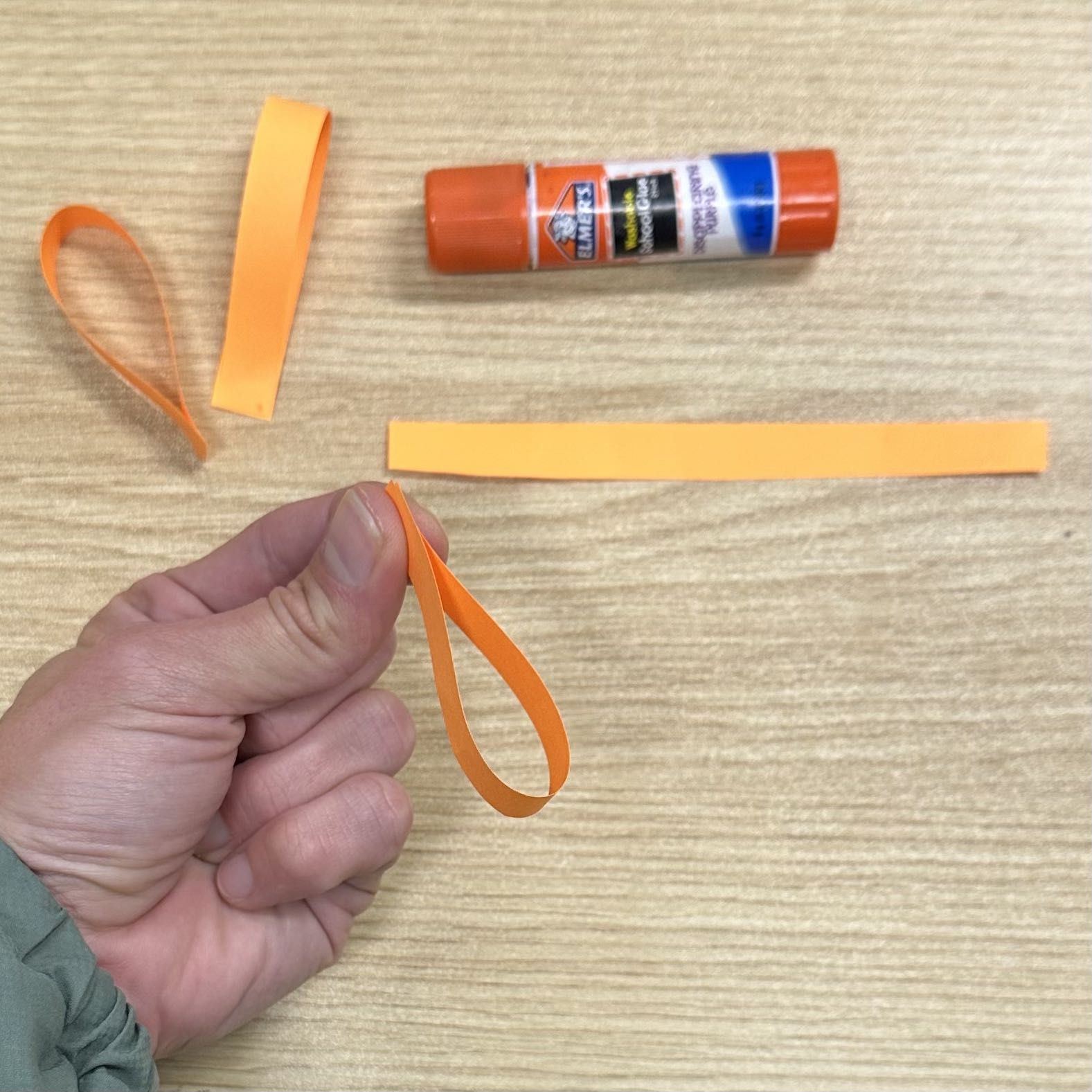 glueing paper together photo of step 1 glueing paper together