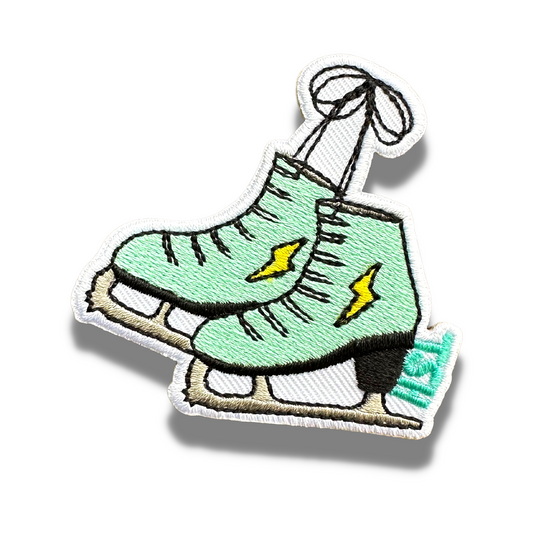 Ice Skates Patch - TinySuperheroes