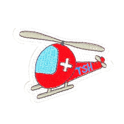 Helicopter Patch - TinySuperheroes