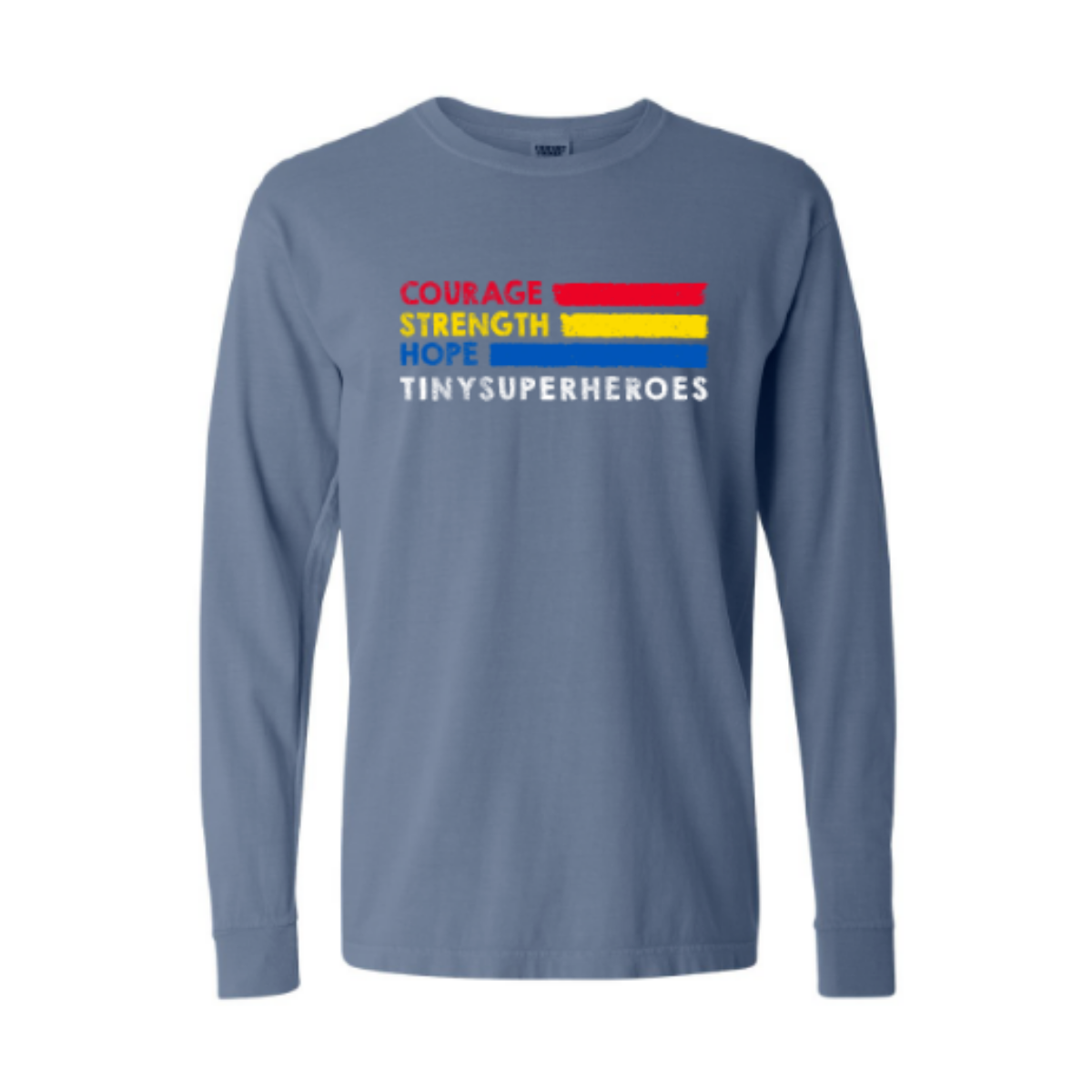 Blue Long Sleeve Shirt - TinySuperheroes