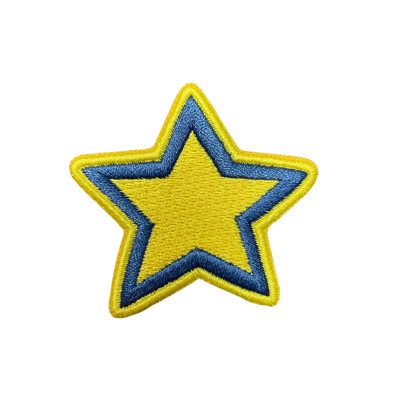 Iron on Patches - Blue Star Patch Iron on Patch Embroidered Applique Star S-50
