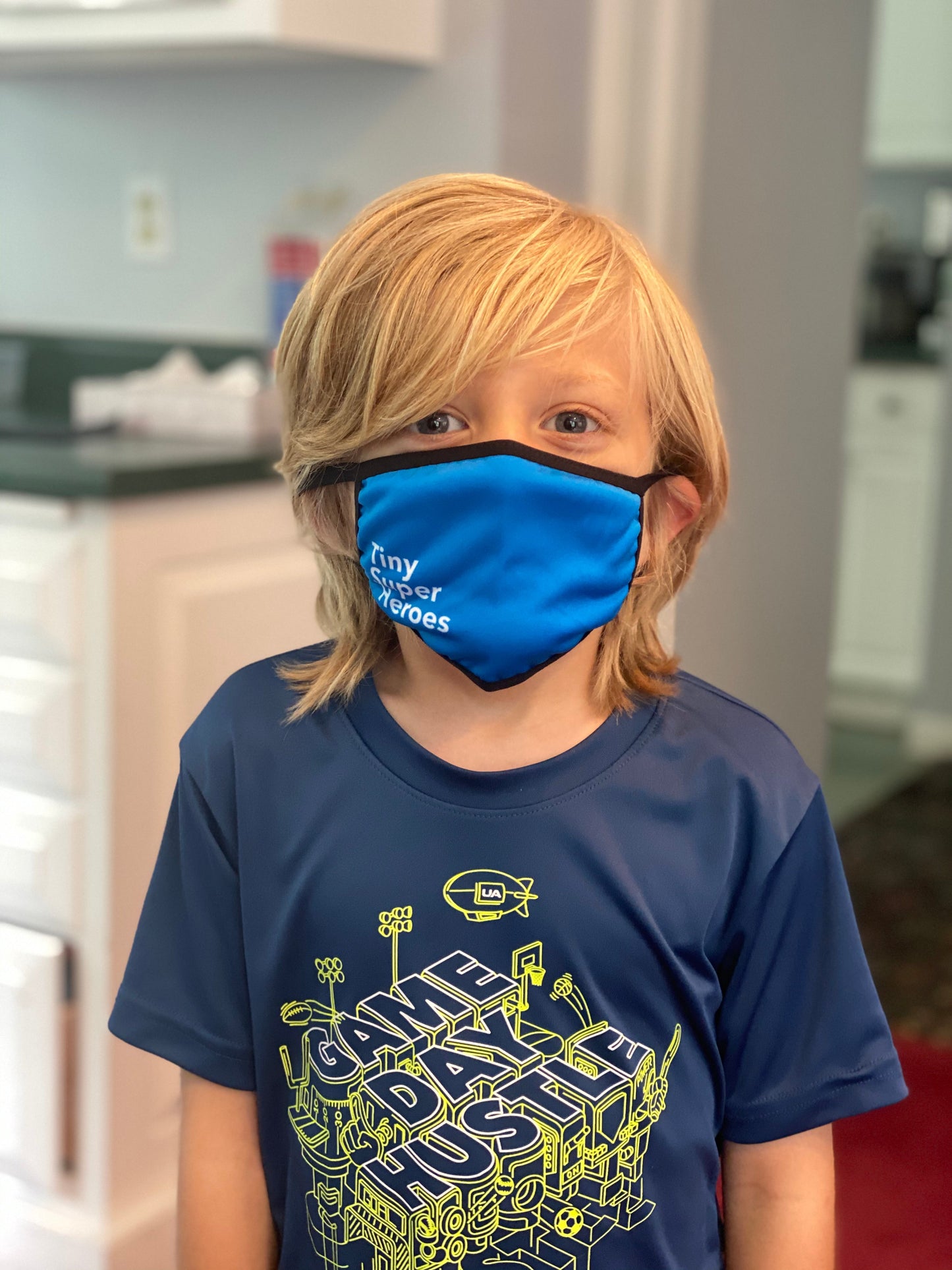 Blue Face Masks (Adult & Kid sizes) - TinySuperheroes