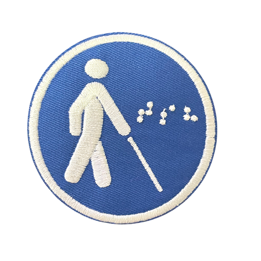 White Cane Patch - TinySuperheroes