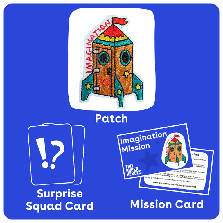 Rocket Ship Imagination Patch (Imagination Mission - May '25)