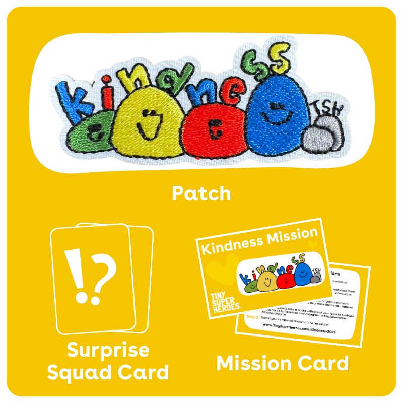 Kindness Rocks Patch (Kindness Mission - June '25) – TinySuperheroes