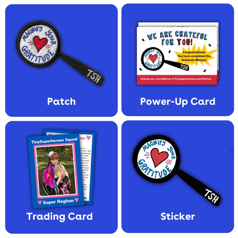 Gratitude Magnifying Glass Patch (Gratitude Mission - November '19)