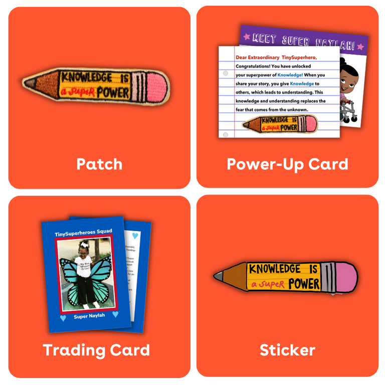 Knowledge is Power Pencil  Patch (Knowledge Mission - August '19)