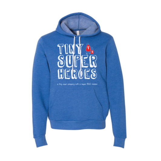 TinySuperheroes Sweatshirt - Heather Blue