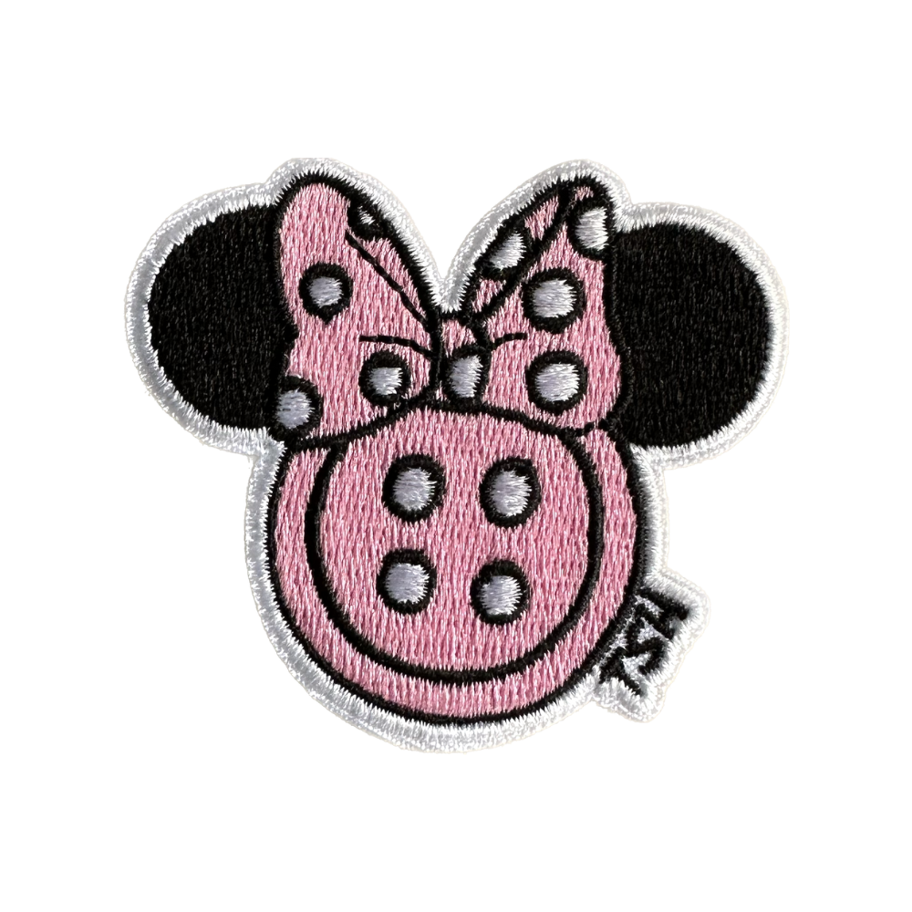 Minnie Button Patch
