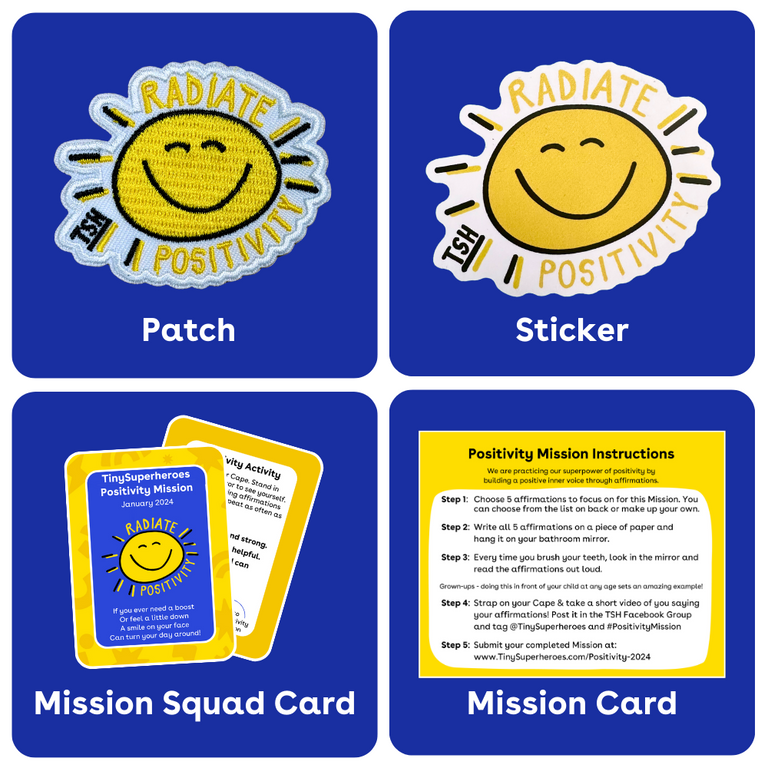 Positivity Sunshine Patch (Positivity Mission - January '24)