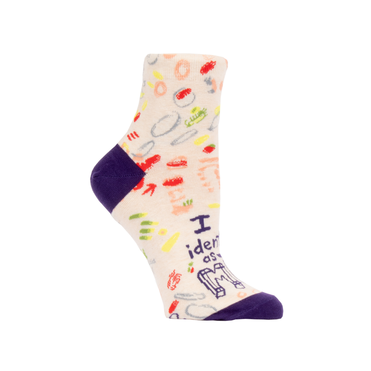I IDENTIFY AS ME W-ANKLE SOCKS - TinySuperheroes