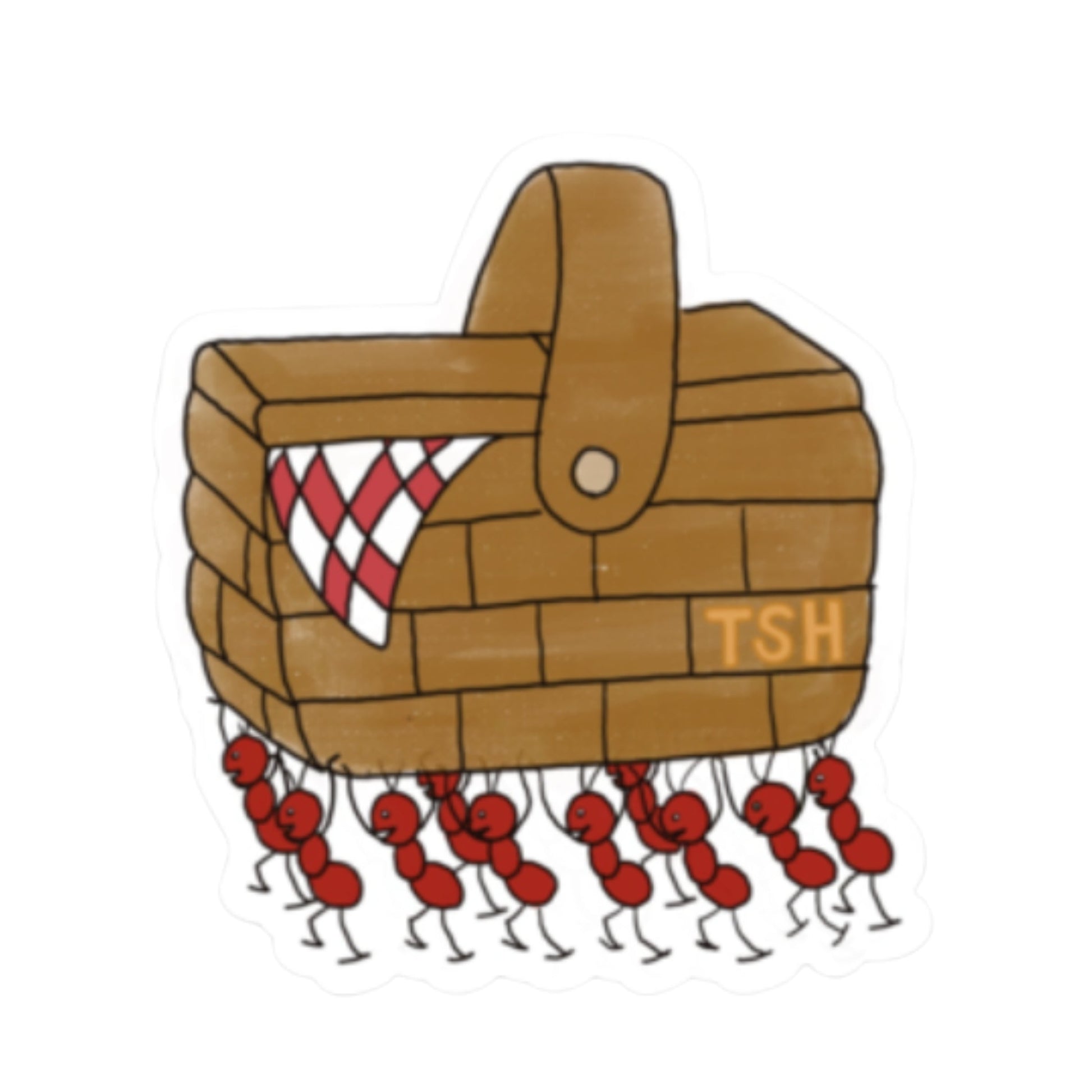 Picnic Basket Strength Sticker - TinySuperheroes