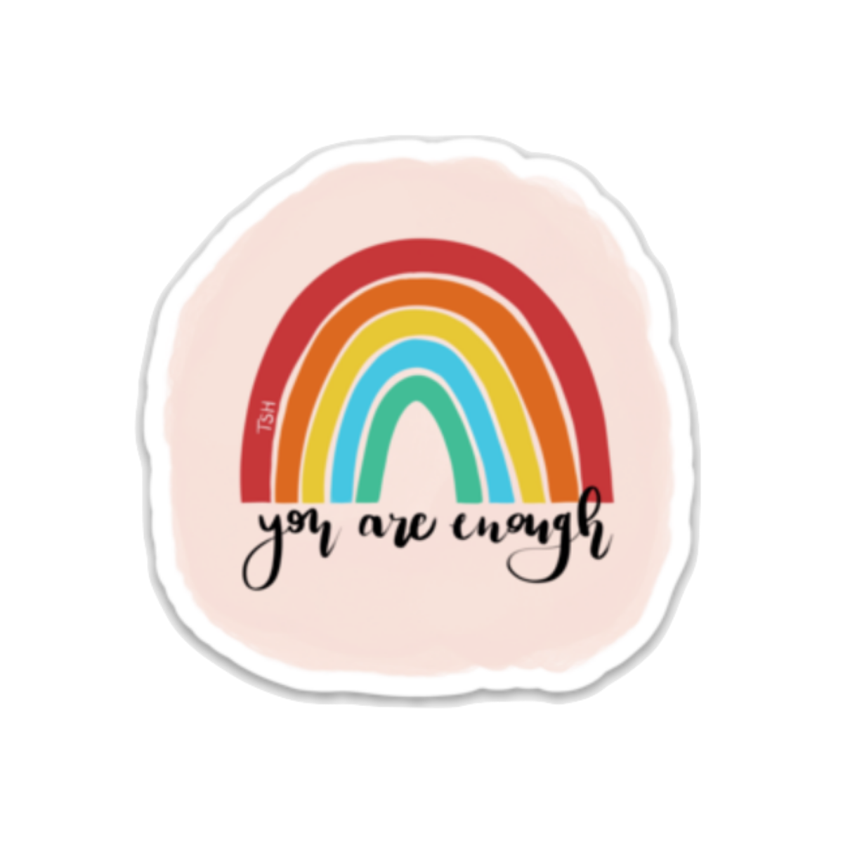 You Are Enough Sticker - TinySuperheroes