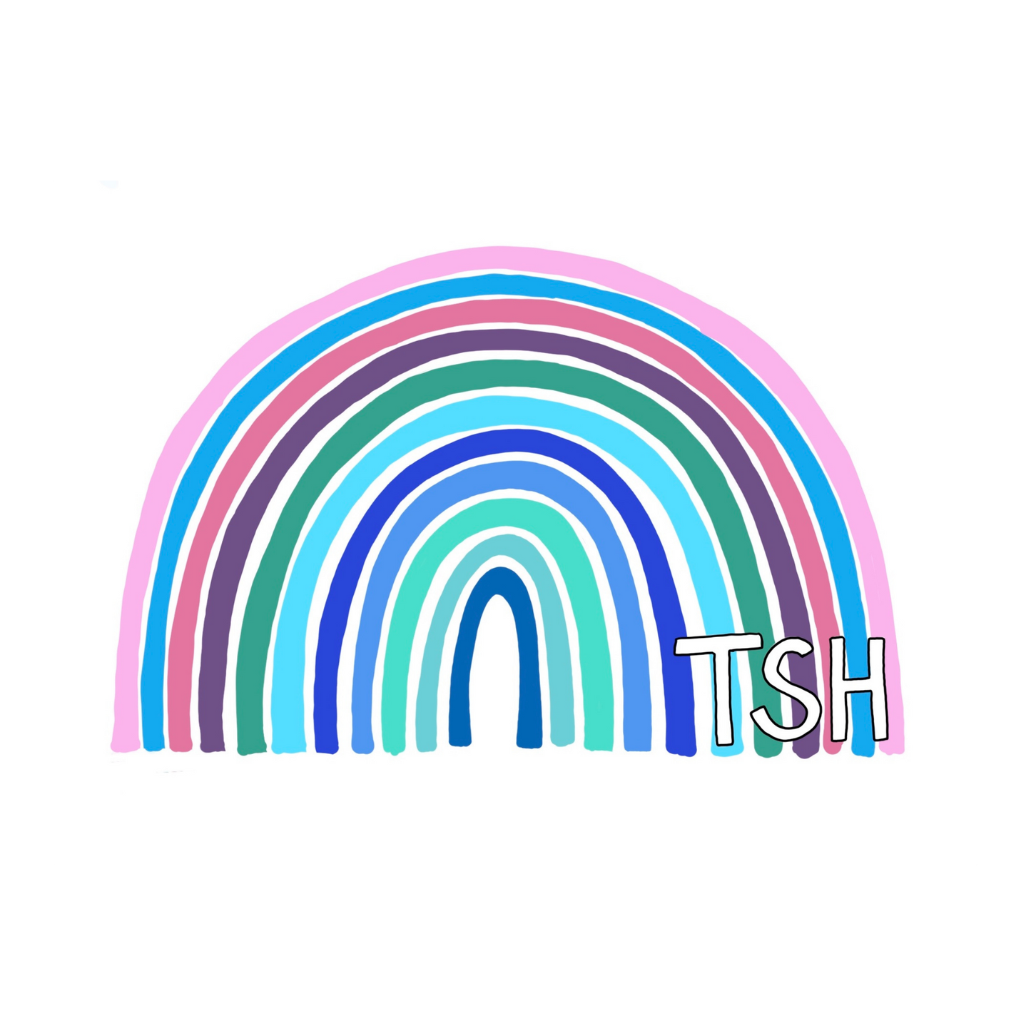 Hope Rainbow Sticker - TinySuperheroes