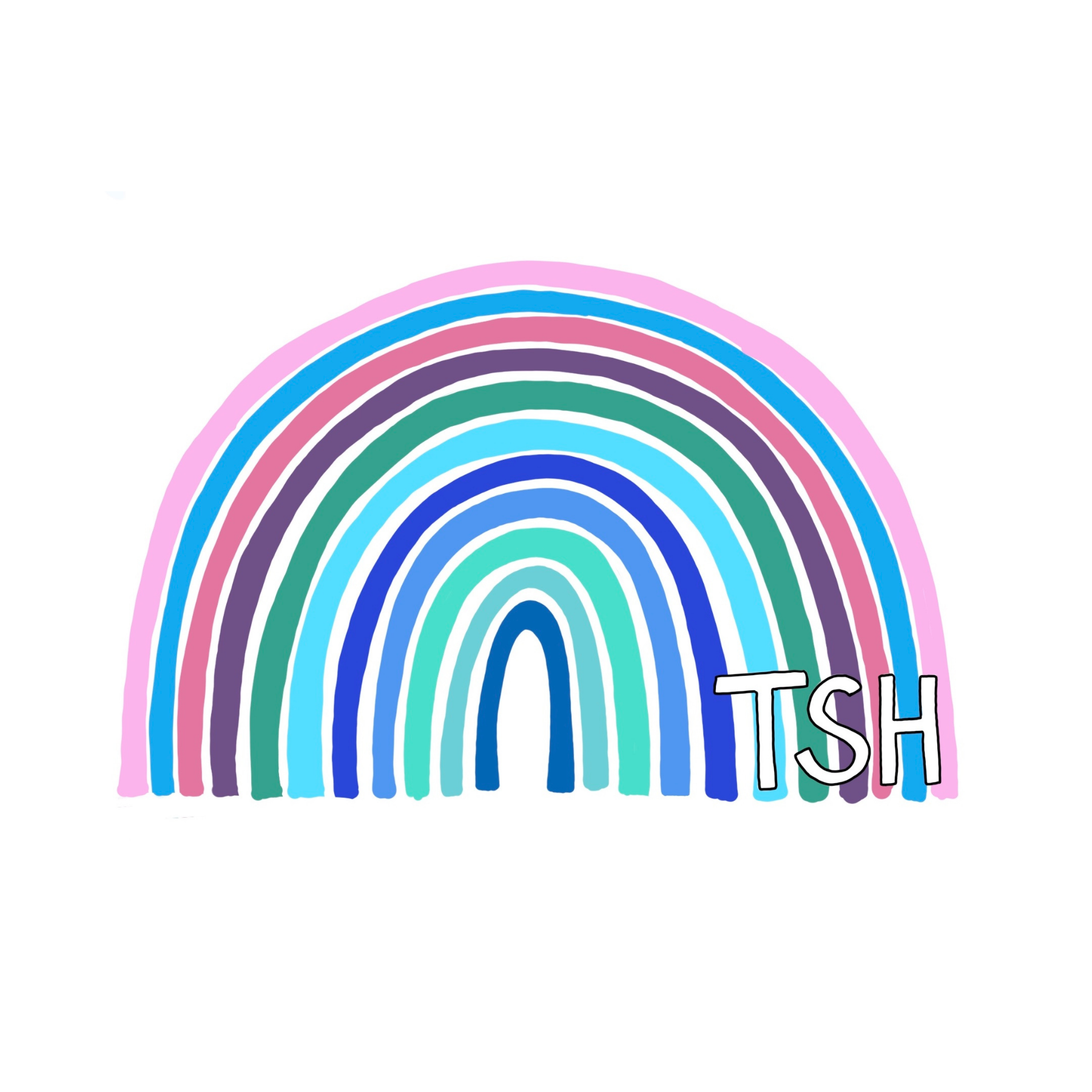 Hope Rainbow Sticker - TinySuperheroes