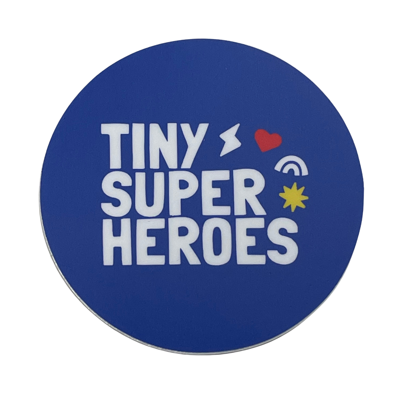 Blue TSH Circle Sticker - TinySuperheroes
