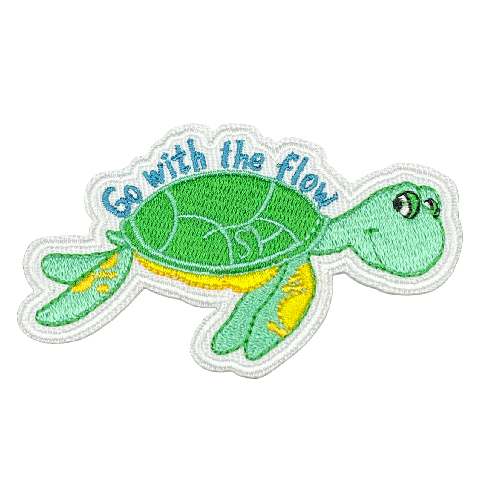 Go with the Flow Turtle Patch - TinySuperheroes