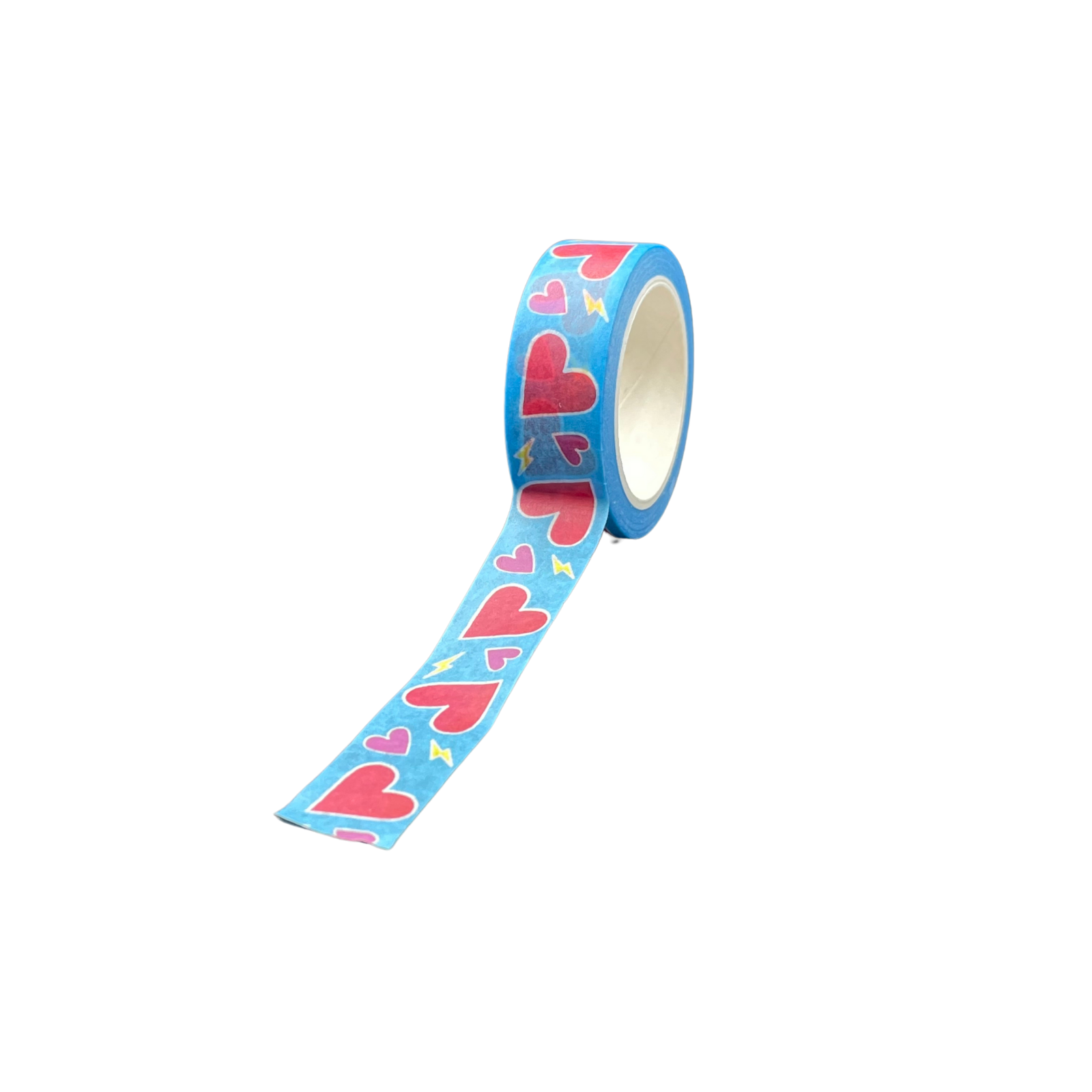 Heart - Blue/Red Washi Tape