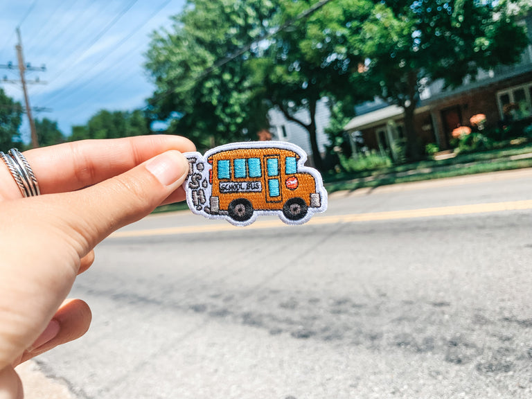School Bus Patch - TinySuperheroes
