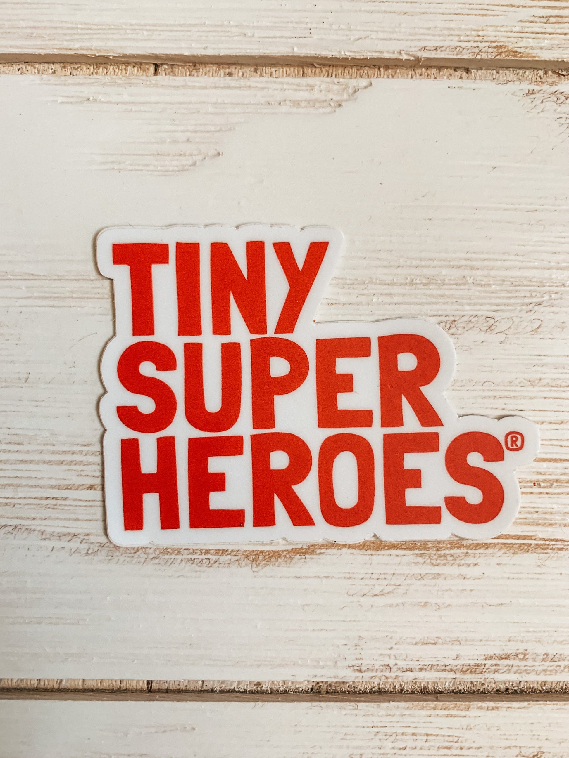 TinySuperheroes Logo Sticker - TinySuperheroes