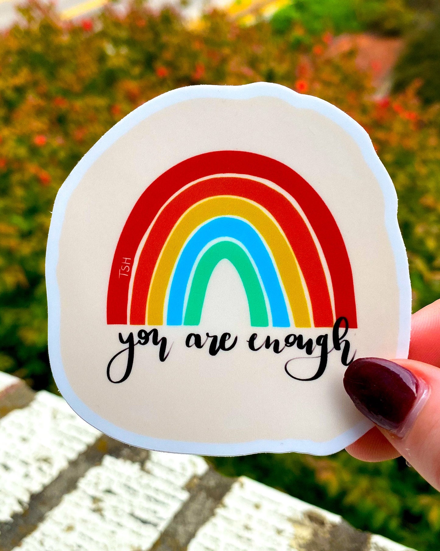 You Are Enough Sticker - TinySuperheroes