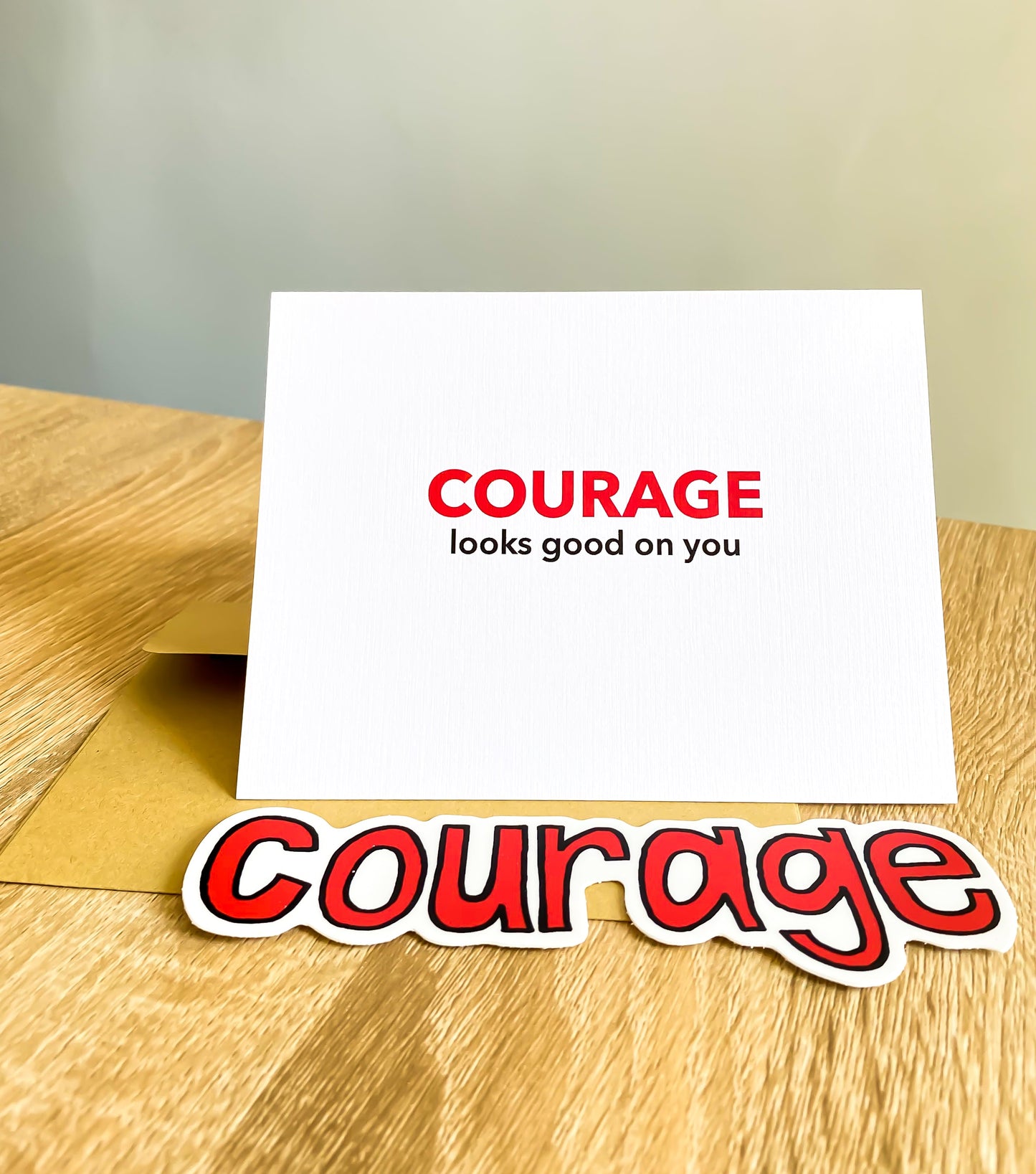 Courage Card - TinySuperheroes