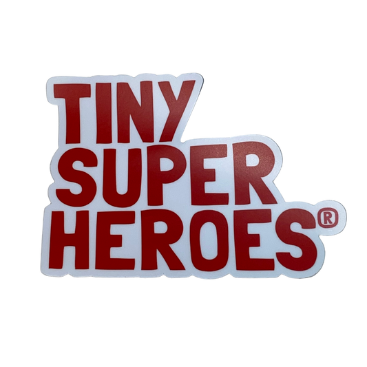 Large TinySuperheroes Logo Sticker - TinySuperheroes