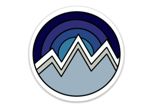 Mountainscape Sticker - TinySuperheroes