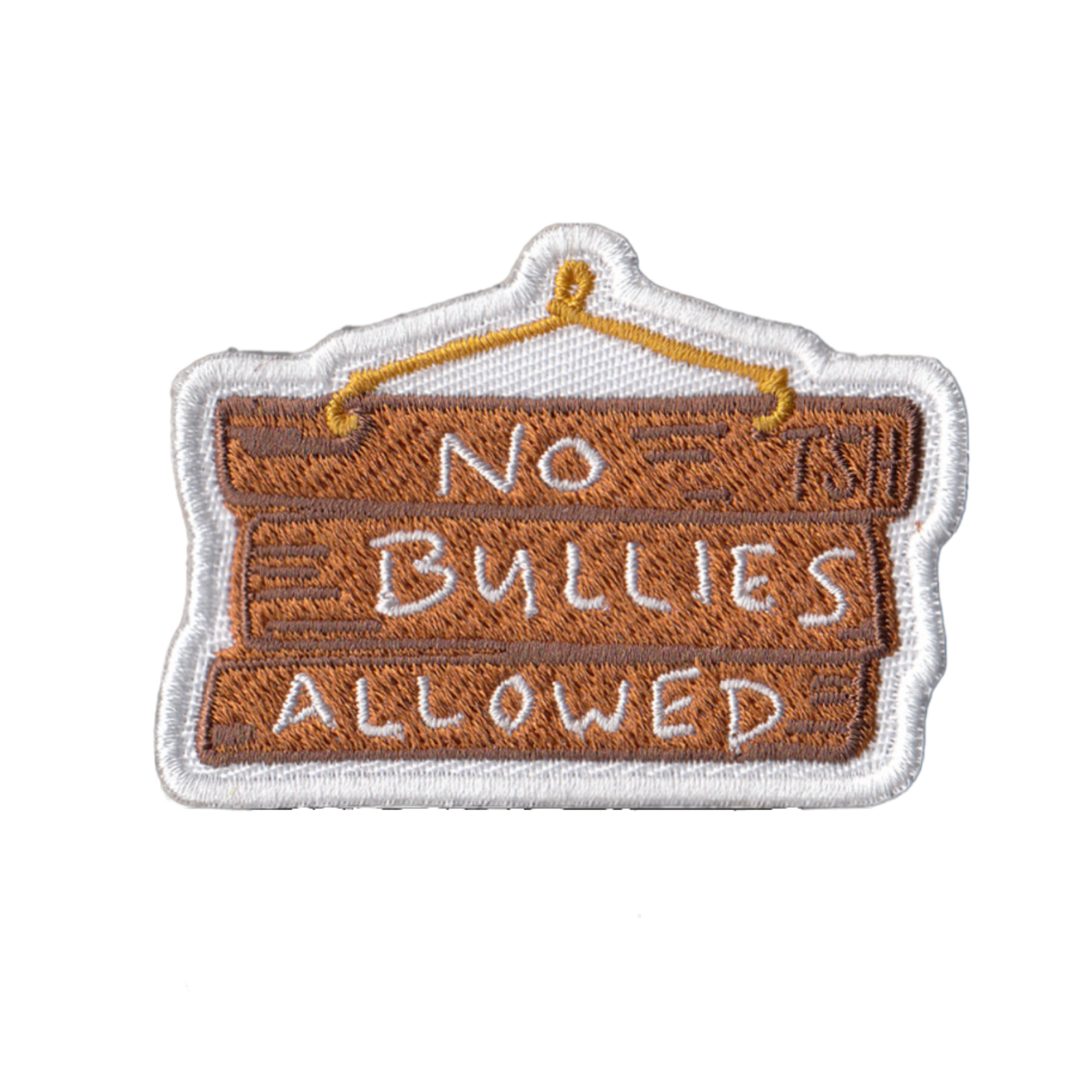 No Bullies Allowed Patch - TinySuperheroes