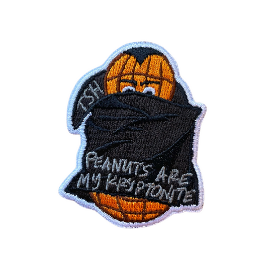 Peanuts Are My Kryptonite Patch - TinySuperheroes