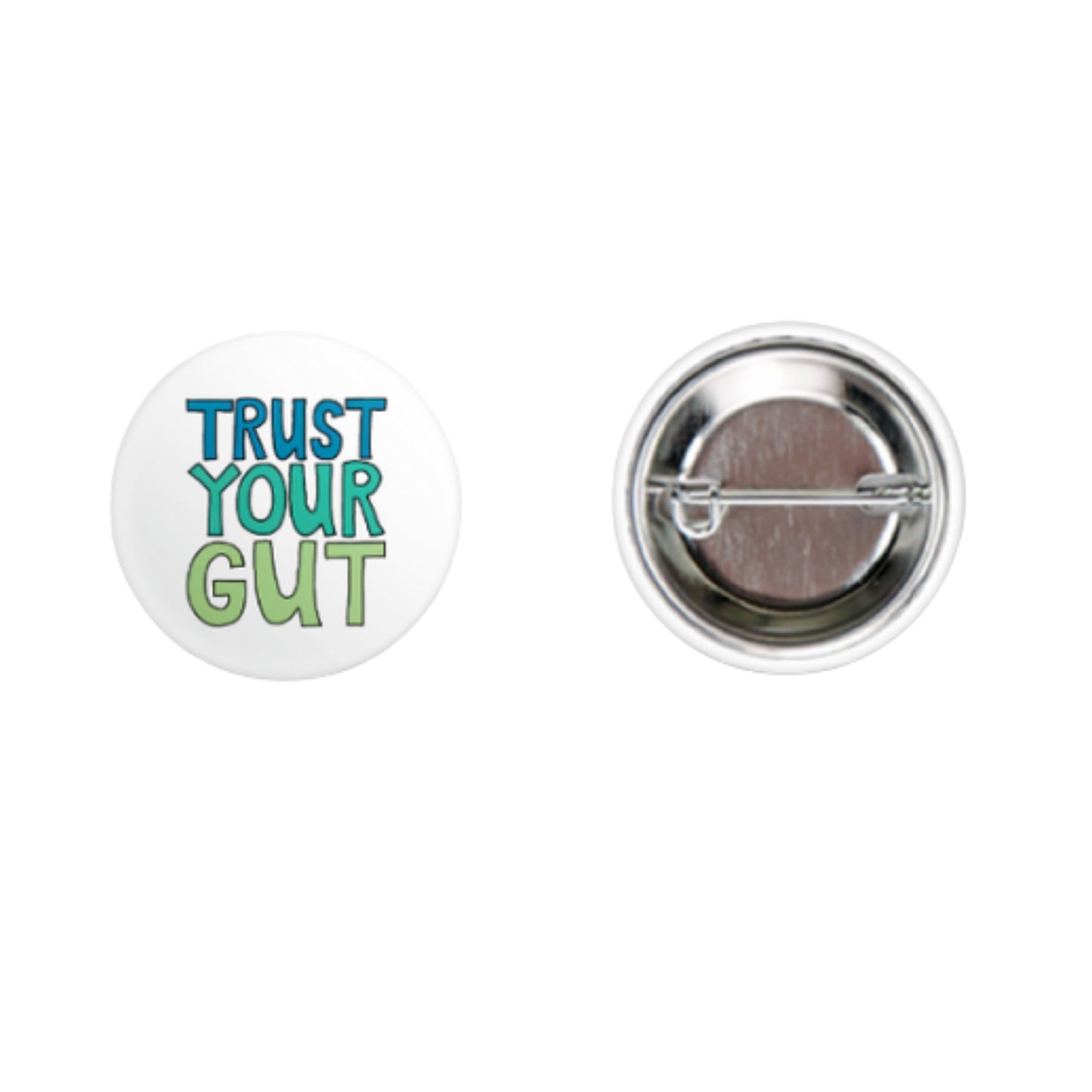 Trust Your Gut Button - TinySuperheroes
