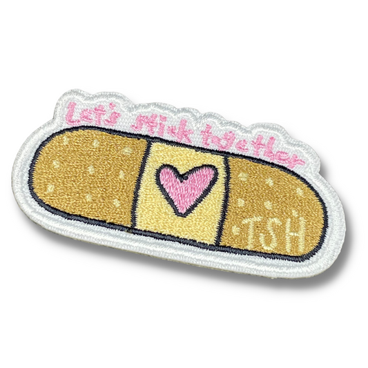 Let's Stick Together Bandaid Patch - TinySuperheroes