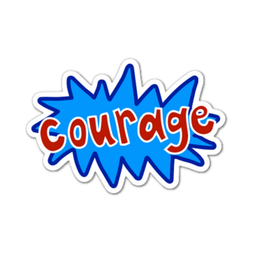 Courage Burst Magnet - TinySuperheroes