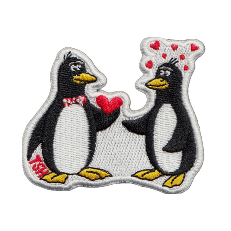 Penguin Love Patch - TinySuperheroes
