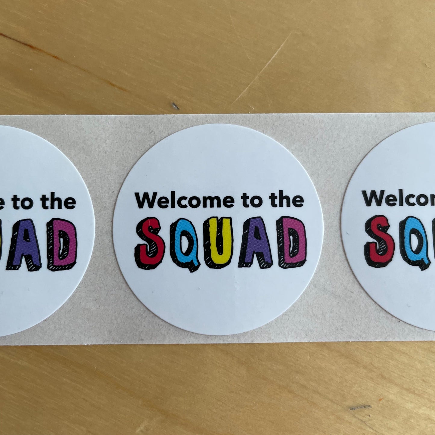 Welcome to the Squad Stickers - TinySuperheroes