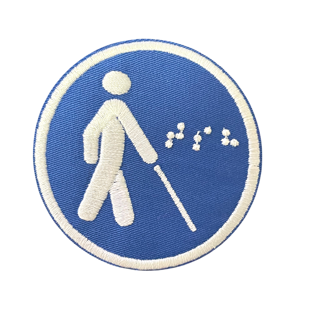 White Cane Patch TinySuperheroes
