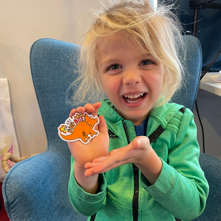 You Are Dino-Mite Dino Patch - TinySuperheroes