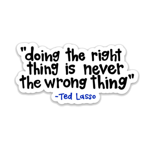 "Doing the right thing" Sticker - TinySuperheroes