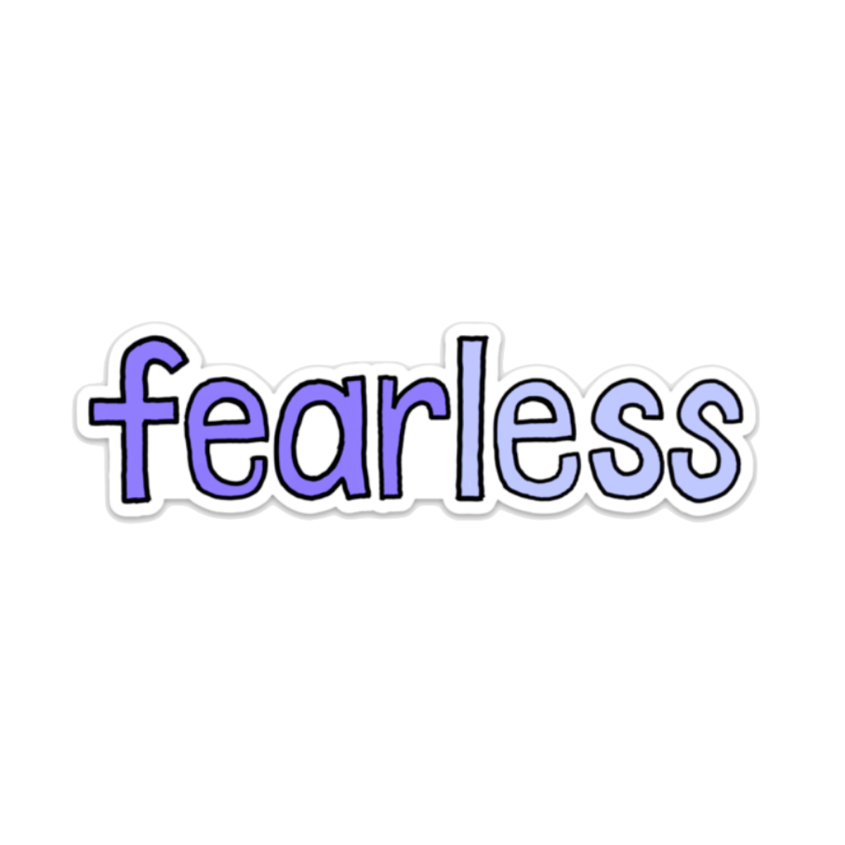 Fearless Sticker - TinySuperheroes