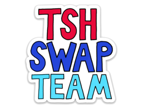 TSH Swap Team Sticker - TinySuperheroes